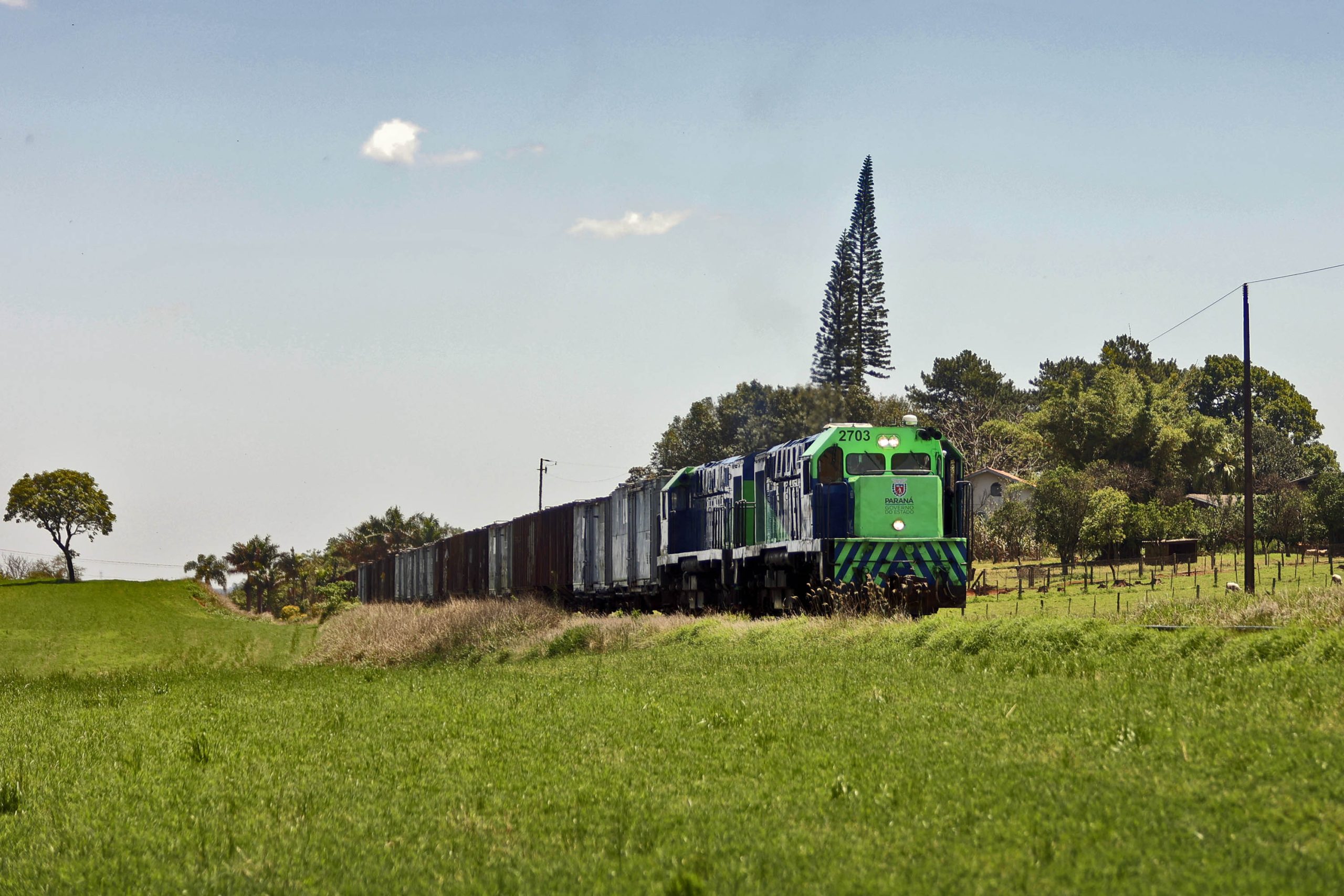 Estado pede autorização da Assembleia Legislativa para desestatização da Ferroeste. Na foto, a Estrada de Ferro Paraná Oeste S/AFoto: Albari Rosa/Arquivo AEN