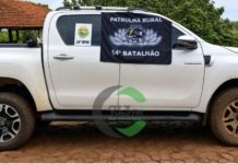 Patrulha Rural recupera em Missal caminhonete furtada no RS