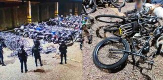 Adolescentes invadem pátio da Guarda de Toledo para furtar bicicletas