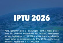 NOTA – IPTU 2026