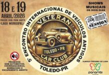 5º Encontro Internacional de Veículos Antigos promete movimentar Toledo nos dias 18 e 19 de abril