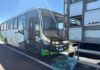 Ônibus da Saúde com pacientes que seguiam para Toledo e Cascavel se envolve em acidente na BR-163
