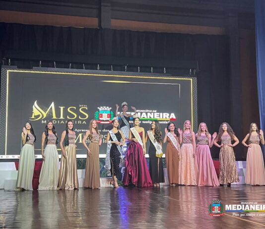 Apresentação das candidatas marca início dos concursos Miss Medianeira e Miss Melhor Idade 2026