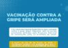 Vacinação contra a gripe já está disponível para toda a população