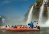 Barco do Macuco Safari vira nas Cataratas do Iguaçu e mobiliza equipes de resgate