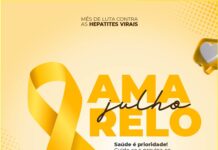 Julho Amarelo: mês de conscientização sobre as hepatites virais.