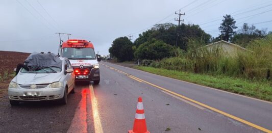 Pedestre morre após ser atropelado na PR-495, em Missal Subtítulo