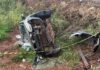Jovem morre após veículo sair da pista e atingir árvore na PR-495, entre Missal e Dom Armando