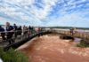 Lado argentino fecha acesso à Garganta do Diabo por causa da alta vazão do Rio Iguaçu