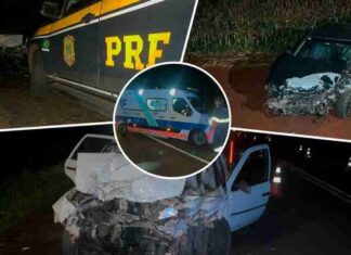 Ultrapassagem forçada provoca acidente e mata casal de idosos em Céu Azul