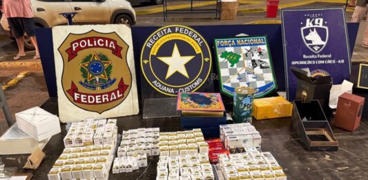 Receita Federal apreende mais de mil ampolas de medicamentos na Ponte da Amizade