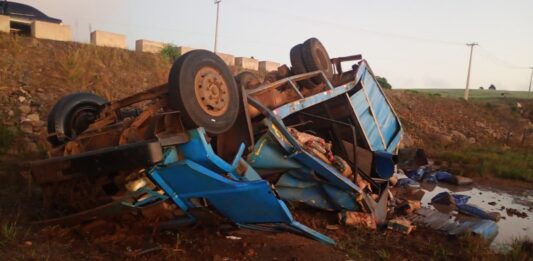 Motorista morre em acidente na Ponte do Rio Chopim