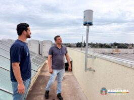 Medianeira instala pluviômetros automáticos para monitoramento das chuvas em tempo real
