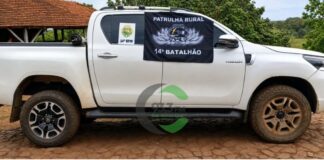 Patrulha Rural recupera em Missal caminhonete furtada no RS