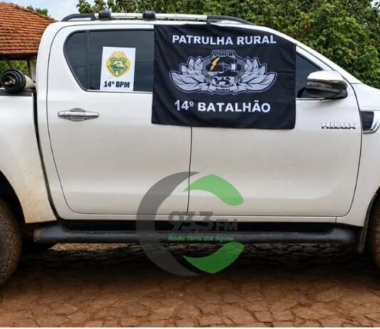 Patrulha Rural recupera em Missal caminhonete furtada no RS