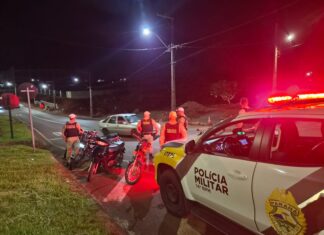 Operação Cidade Segura realiza fiscalização de trânsito e apreende 12 motocicletas em Medianeira