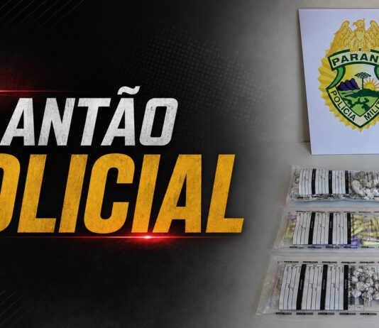 ROTAM apreende cocaína, crack e maconha durante ação contra o tráfico em Medianeira