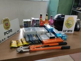 Menor é apreendido e diversos produtos furtados são recuperados em Medianeira
