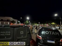 Briga generalizada após resultado das eleições deixa homem inconsciente no centro de Santa Helena