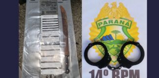Homem sofre lesão grave no pescoço após ser atingido por facão em São Miguel do Iguaçu