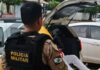 Homem é preso em Missal com moto adulterada e placa artesanal