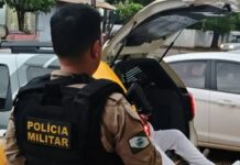 Homem é preso em Missal com moto adulterada e placa artesanal