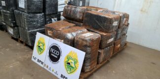 Ação integrada apreende mais de 1 tonelada de maconha em caminhão na BR-277, em Matelândia